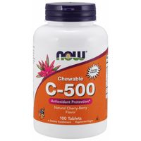 Now Foods Vitamin C-500 Chewable Tablets